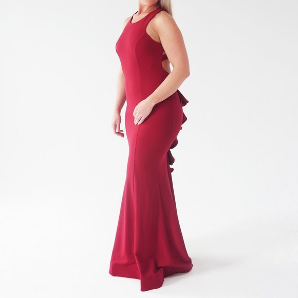 NEW Sequin Hearts – Scuba Ruffle Cross Back - Picture 2 of 3